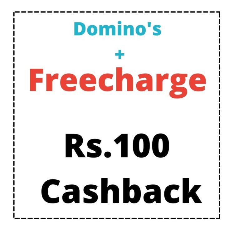dominos pizza deal on freecharge payment